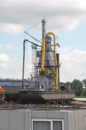 Stadsgraanzuiger No.19 op de helling in Hardinxveld