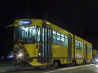 PCC 7941 op lijn 52 voor de laatste rit.