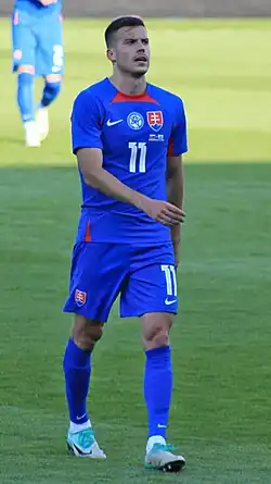 Bénes in 2024 spelend voor Slowakije