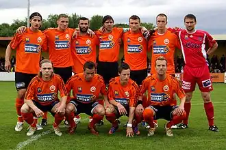 Teamfoto SV Horn op 30 mei 2010