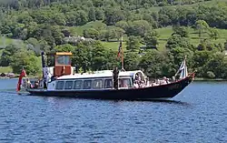 Steam Yacht Gondola op Coniston Water