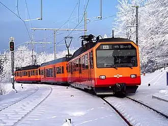 Be 556 524 te Uetliberg station