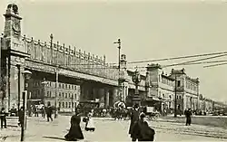 Het station in 1905.