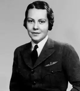 Een foto van Sabiha Gökçen uit de jaren 1930