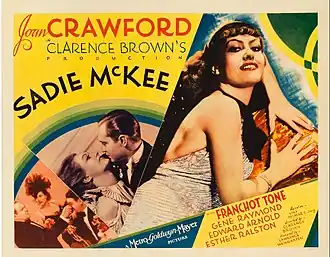 Aanplakbiljet voor Sadie McKee