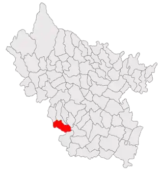 Kaart van Săhăteni