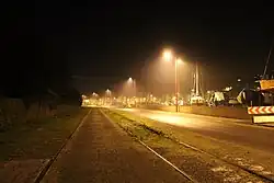 Quai Armez bij nacht in 2013