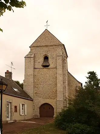 De kerk van Saint-Cloud-en-Dunois