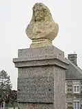Buste van Charles de Saint-Évremond in Saint-Denis-le-Gast