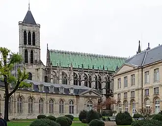 Saint-Denis: de basiliek en de kloostergebouwen uit de 18e eeuw