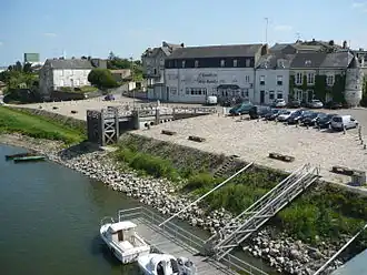 De oever van de Loire te Saint-Florent-le-Vieil