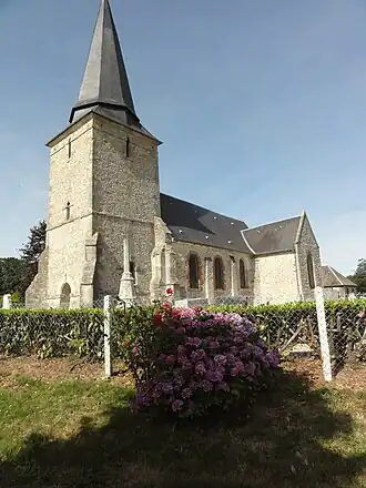 De kerk van Saint-Pierre-Lavis