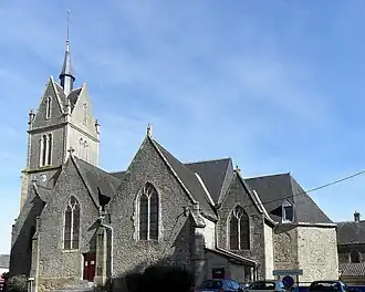 De kerk van Saint-Pierre-sur-Orthe