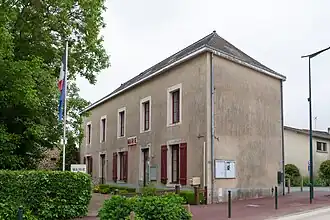 Het gemeentehuis van Saint-Poix