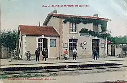 Station Saint-Symphorien rond 1900.