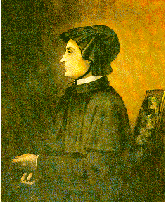 Postuum 19e-eeuws portret van Sint Elizabeth Ann Seton (maker onbekend)