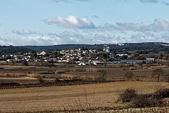 Gezicht op Saint-Geniès-de-Malgoirès