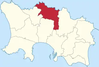 Kaart van Saint John