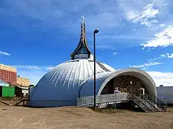 De anglicaanse kathedraal van Iqaluit (Nunavut)