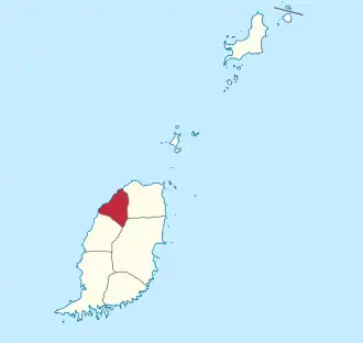 Kaart van Saint Mark