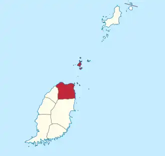 Kaart van Saint Patrick