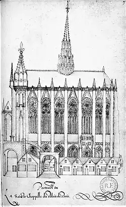 De kapel in 1583-85