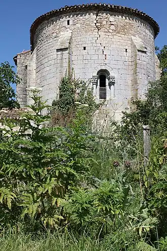 Kerk van Saint-Martin de Mourrens in Sainte-Colombe-en-Bruilhois