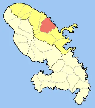 Kaart van Sainte-Marie