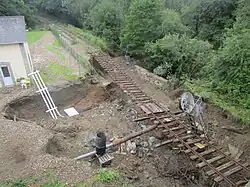 Staat van het spoor na de storm van juni 2018