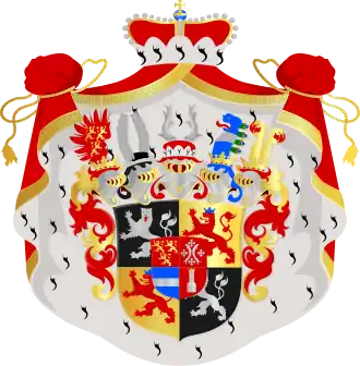 Het wapen van het vorstendom Salm-Salm