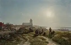 Een namiddag te Katwijk aan Zee, Salomon Verveer