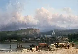 Rijngezicht, 1835, olieverf