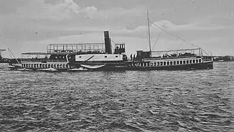 1902 -1937, de President Krüger, gebouwd op de werf van J&K Smit te Kinderdijk. Afmetingen: 51.60 * 12.50 m.