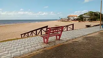 Het strand Praia Grande in Salvaterra (2016)