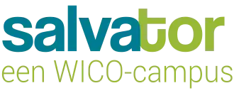 Het oude logo van het Salvatorcollege