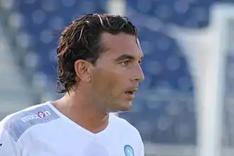 Aronica in 2009 als speler van Napoli