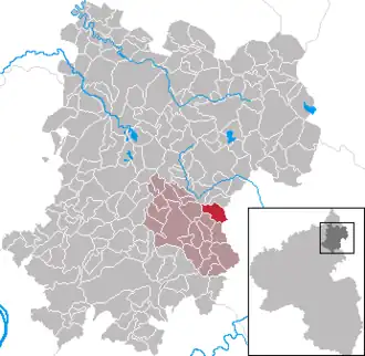 Kaart van Salz (Westerwald)