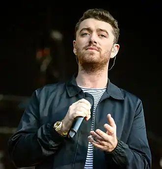 Sam Smith tijdens een optreden in september 2015