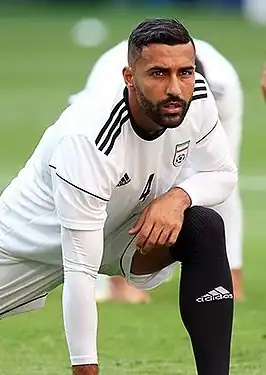 Ghoddos in 2018 tijdens een training van Iran