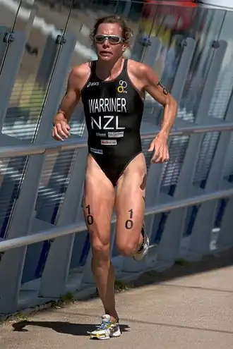 Warriner op de Salford Triathlon 2007