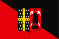 Vlag volgens Armoiries communales en Belgique. Communes wallonnes, bruxelloises et germanophones