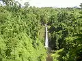 De Sopoaga waterval in het oosten van Upolu