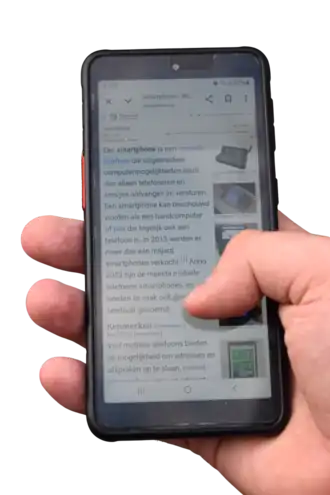 Een Samsung Galaxy Xcover 5 uit 2021