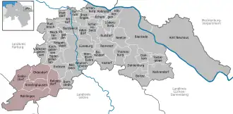 Kaart van Samtgemeinde Amelinghausen