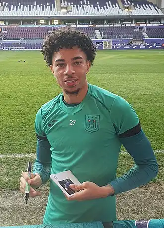 Samuel Edozie bij RSC Anderlecht in 2025