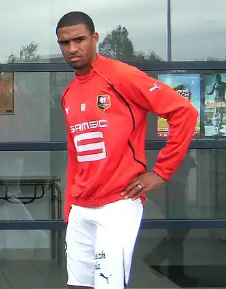 Souprayen in 2010 als speler van Stade Rennais