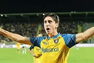 Mulattieri in zijn tijd bij Frosinone