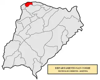 Kaart van departement