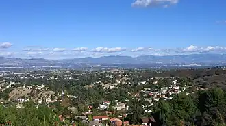 San Fernando Valley gezien vanaf Topanga Overlook Park