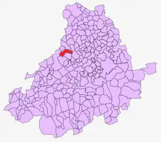 Kaart van San García de Ingelmos